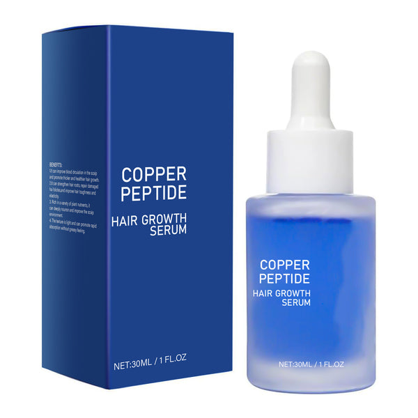 Blue Copper Peptide Hair Essence – Hair Growth & Scalp Care Serum 30ml