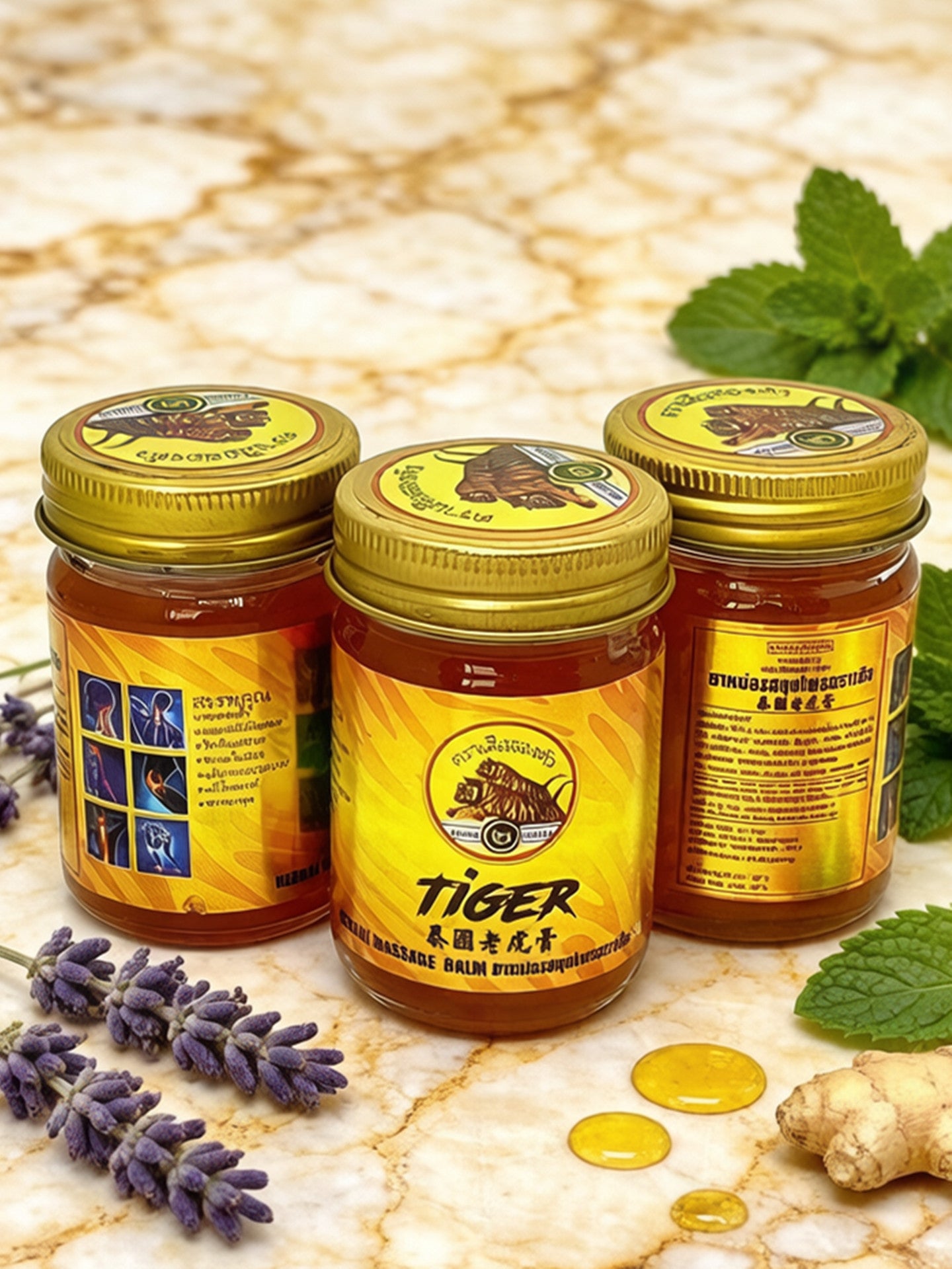 Pain relief Tiger Balm ointment for muscle comfort