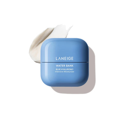LANEIGE Water Bank Blue Hyaluronic Intensive Moisturizer - Hydrating Face Cream for Extra Dry Skin with Squalane and Peptide for Enhanced Skin Barrier Support, Dermatologist-Tested