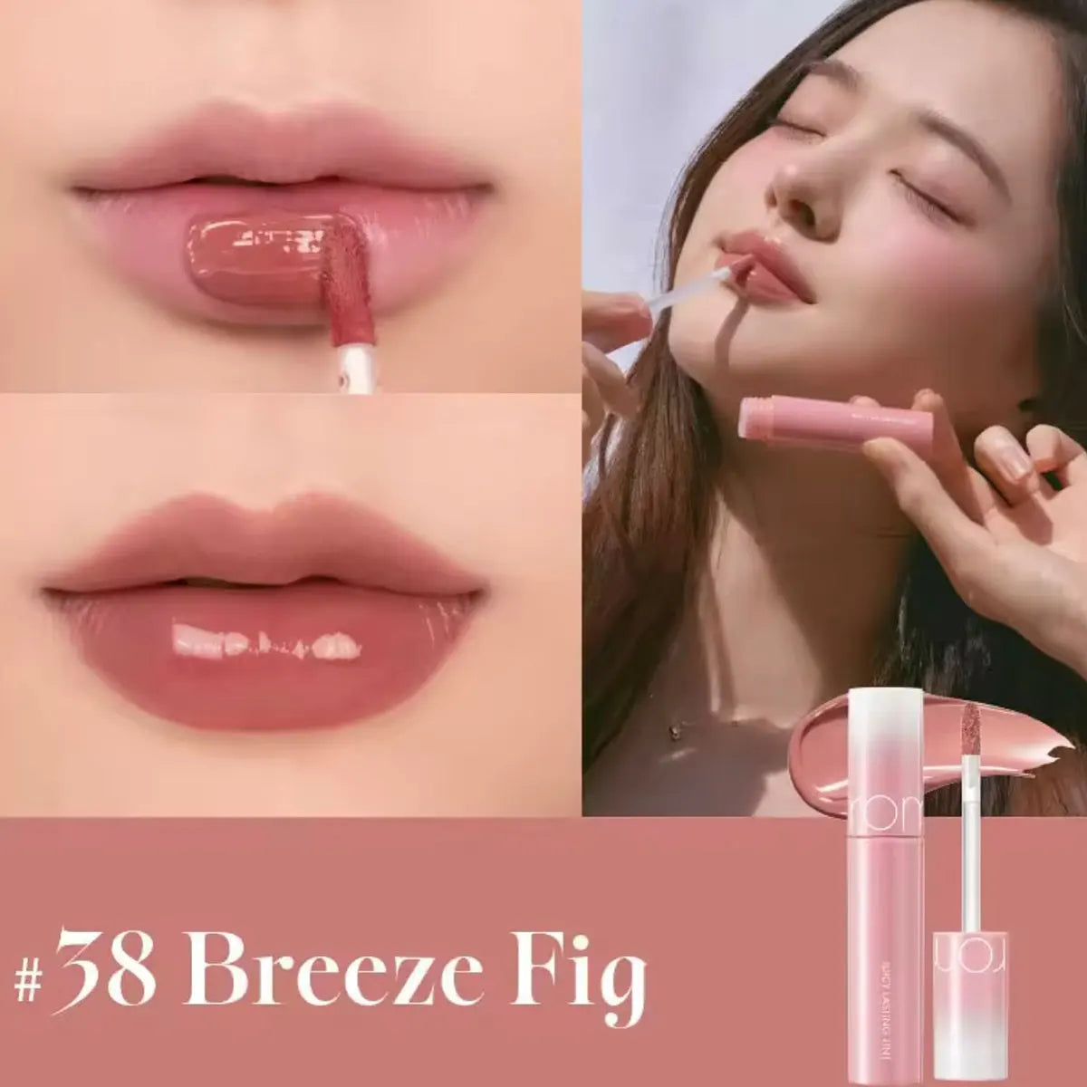 rom&nd JUICY LASTING TINT-7 Shades,Mirror-Like Finish,Glass Lip Effect,Gradient Lip-Friendly,K-Beauty,Korean Makeup,Seasonal