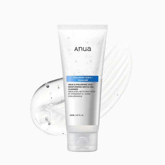 Anua 8 Hyaluronic Acid Moisturizing Gentle Gel Cleanser – Hydrating Low-pH Cleanser