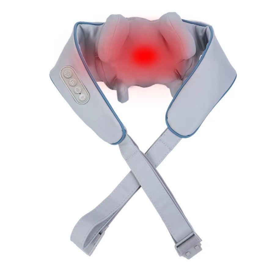 Rechargeable Heating Neck Massager – Kneading Shoulder & Cervical Relief