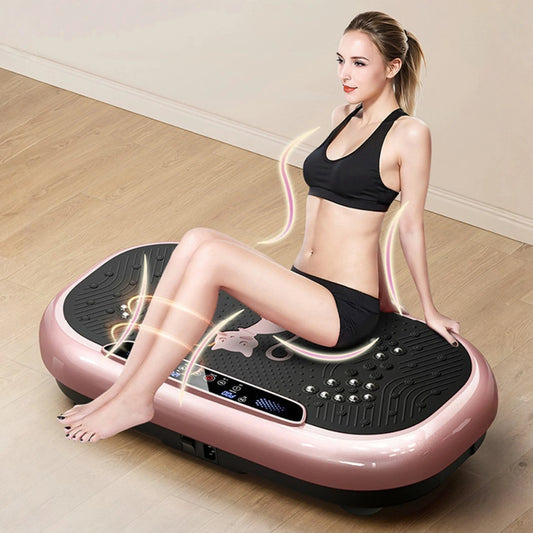 BT Fat Removing Machine with RC & Rope Waist Slimming Vibration Machine Massage Vibration Plate for Home Office Exercise