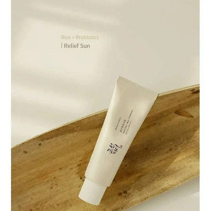 BEAUTY OF JOSEON Relief Sun Rice + Probiotics SPF50+/PA++++ 50ml – Dewy Moisturizing Sunscreen