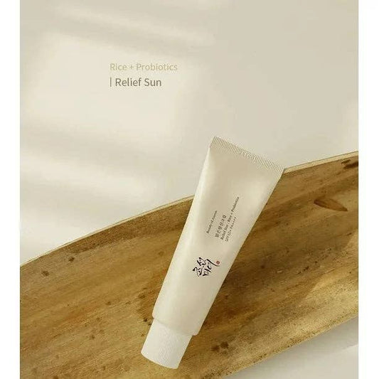 BEAUTY OF JOSEON Relief Sun Rice + Probiotics SPF50+/PA++++ 50ml – Dewy Moisturizing Sunscreen