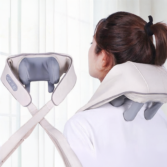 Rechargeable Heating Neck Massager – Kneading Shoulder & Cervical Relief