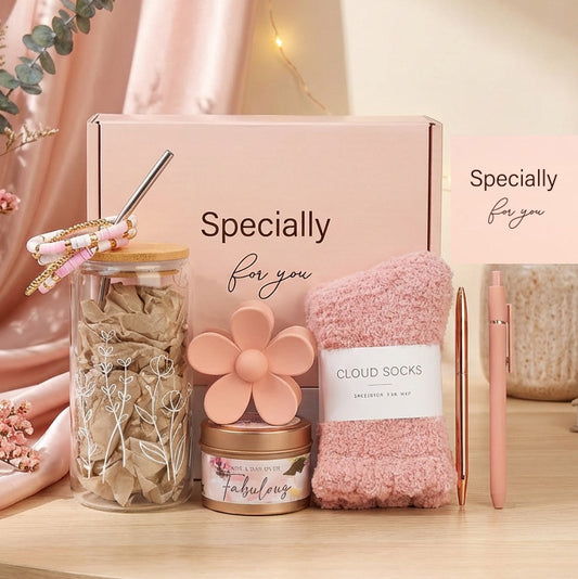 Natural Soy Wax Scented Candle & Bath Gift Set – Relaxing Spa Atmosphere, view 2