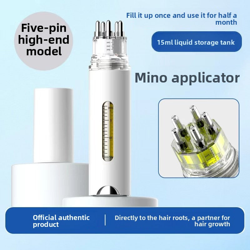 Dual-Chamber Scalp Applicator with Roller Balls, view 8
