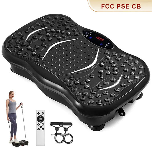 Electric Body Slimmer with Blue Tooth Music Magnet Massage Home Fitness Exercise Vibrating Plate