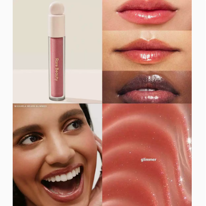 Rare Beauty Shimmer Lip Gloss – Hydrating Pearlescent Shine (3.3ml)