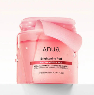 Anua Niacinamide 5 TXA Brightening Pad 210ml (60 Pads) – Radiance & Tone-Care Toner Pads