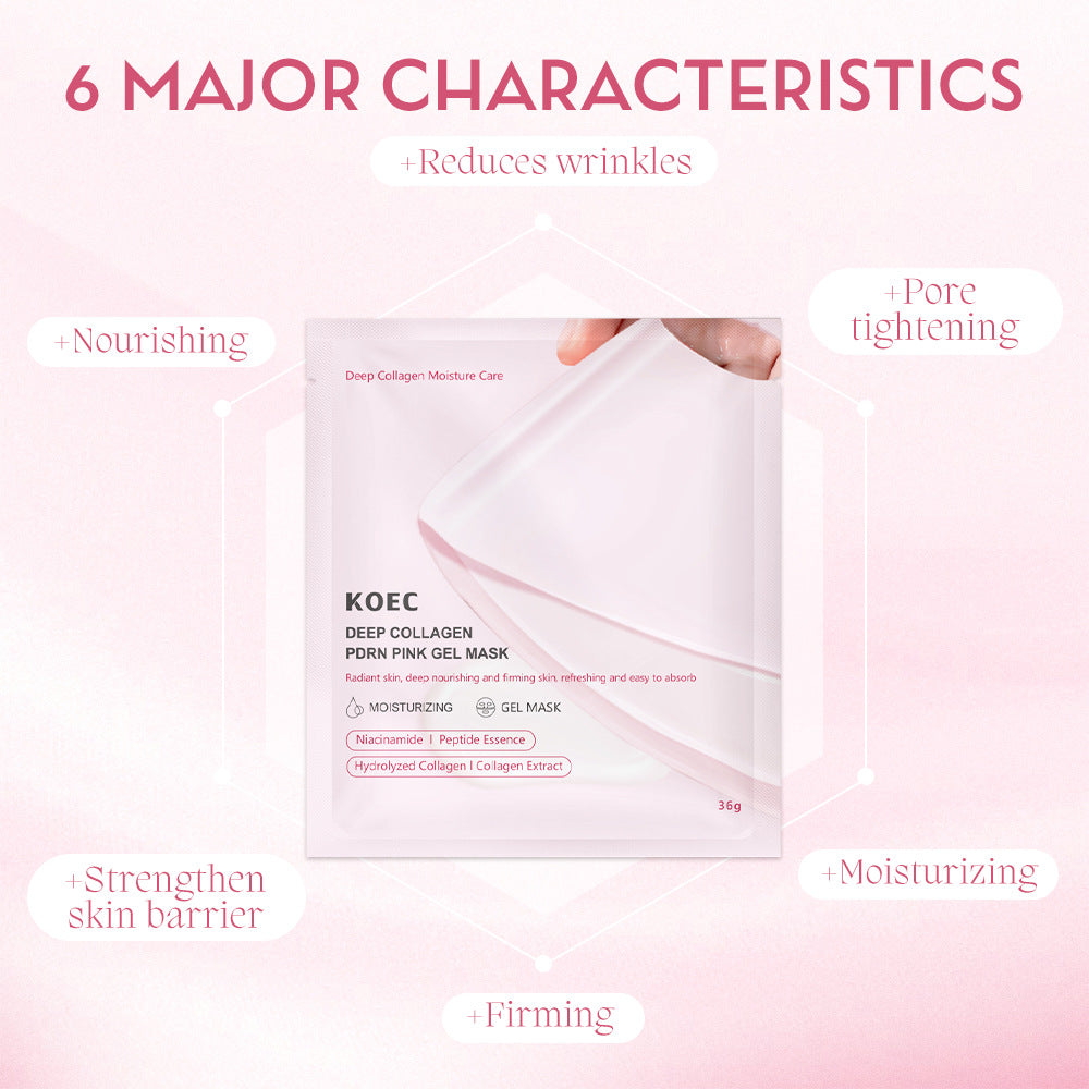 Collagen Polypeptide Hydrating Facial Masks – Multi‑Benefit Sheet Mask Set