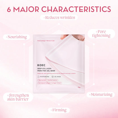 Collagen Polypeptide Hydrating Facial Masks – Multi‑Benefit Sheet Mask Set