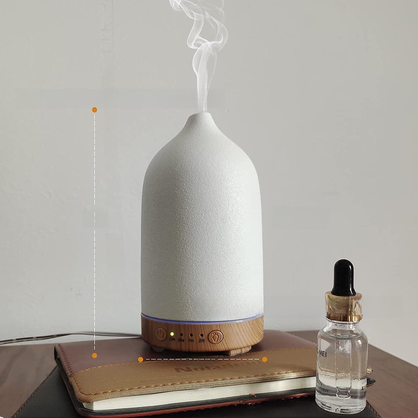 Ultrasonic Aroma Diffuser – Quiet Essential Oil Humidifier