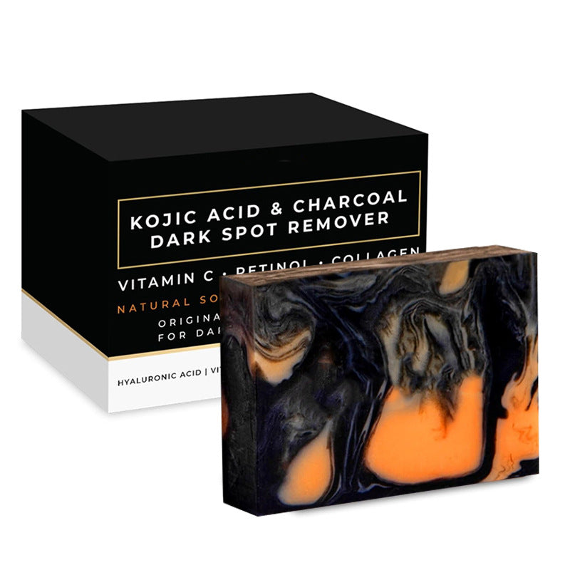 Turmeric Kojic Acid Brightening Soap – Handmade Herbal Bar with Snail & Bamboo Charcoal, view 9