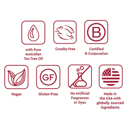 Desert Essence Organic Facial Cleanser with Tea Tree Oil, Castile Soap, and Coconut Oil - Ideal for Sensitive and Oily Skin, Vegan and Cruelty-Free, 32 Fl Oz