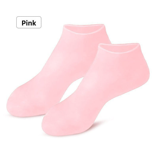 Silicone Moisturizing Heel Socks – Reusable Anti-Crack Foot Sleeve, view 2