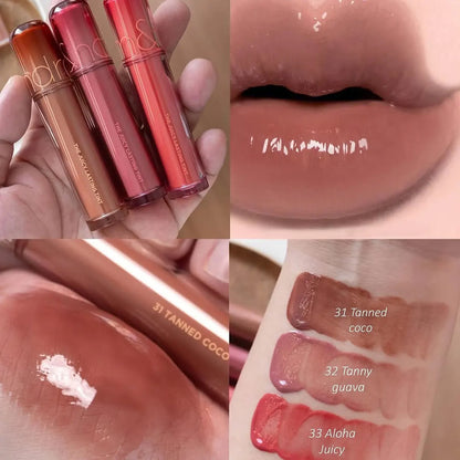 rom&nd THE JUICY LASTING TINT-10 Shades,Mirror Shine Finish,Long-Lasting Pigmentation,Winter Luxury,Party,K-Beauty,Korean Makeup