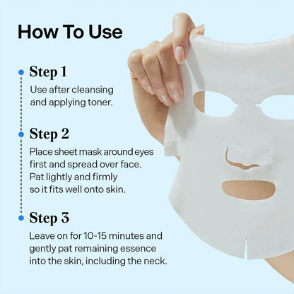 Torriden DIVE-IN Hyaluronic Acid Facial Sheet Masks 10pcs,Thin & Skin-Conforming,Deeply Moisturizing,K-Beauty,Korean Makeup