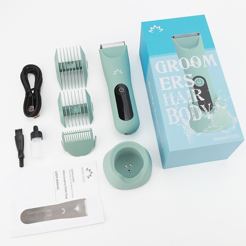 7-in-1 Waterproof Electric Hair Removal Kit – Face, Body & Bikini Trimmer, view 23