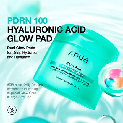 Anua PDRN Hyaluronic Glow Pad 180Ml / 60Pads