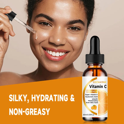YOUNGCOME Vitamin C Wrinkle Remover Face Serum Lifting Firming Fade Fine Lines Anti-aging Essence Whitening Nourish Skin Care