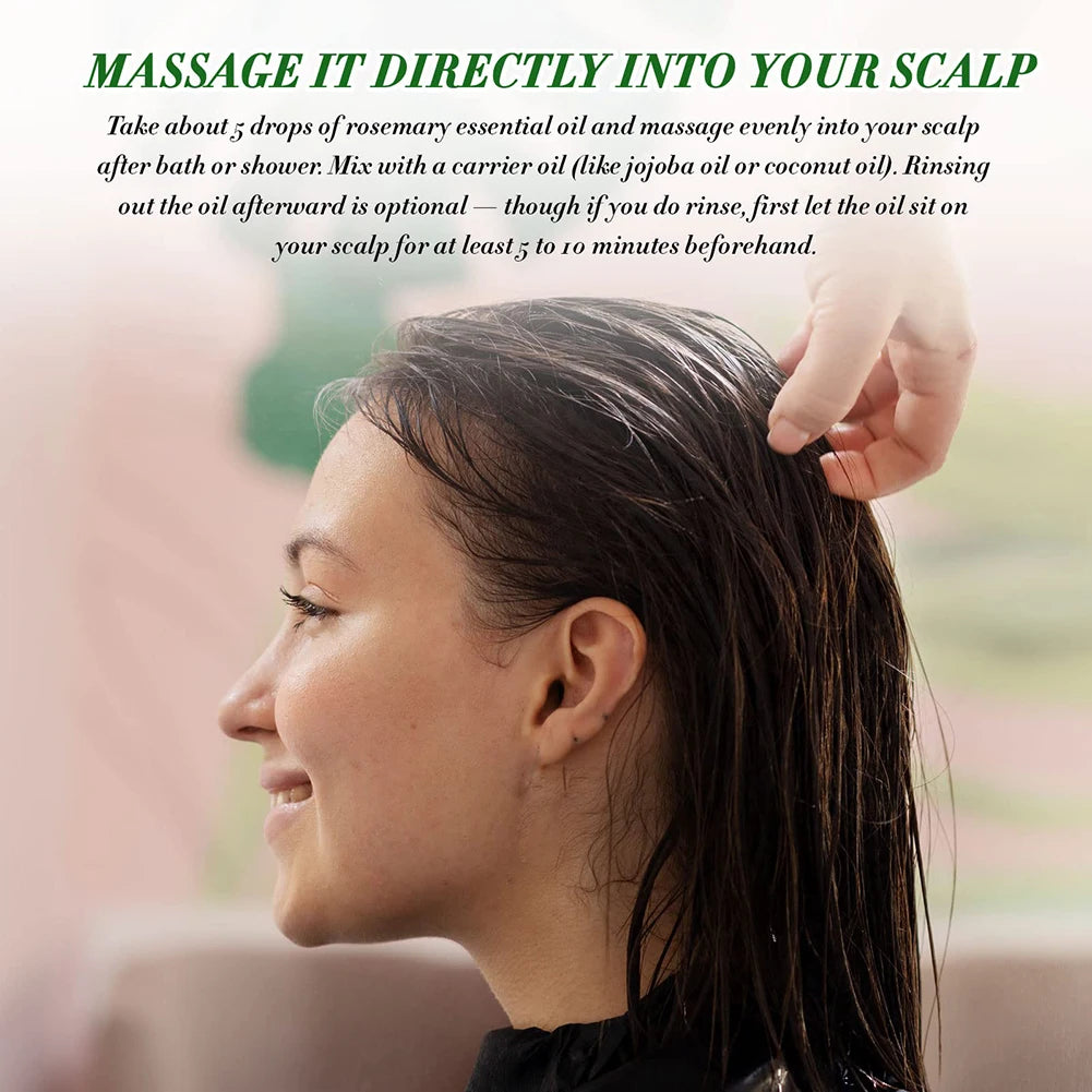 1/3/5PCS Rosemary Essential Oil for Hair Growth Nourishing Scalp Repair Damaged Hair Strengthening Oil Dry Hair Serum Hair Care