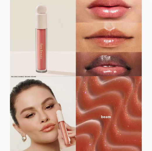 Rare Beauty Shimmer Lip Gloss – Hydrating Pearlescent Shine (3.3ml)