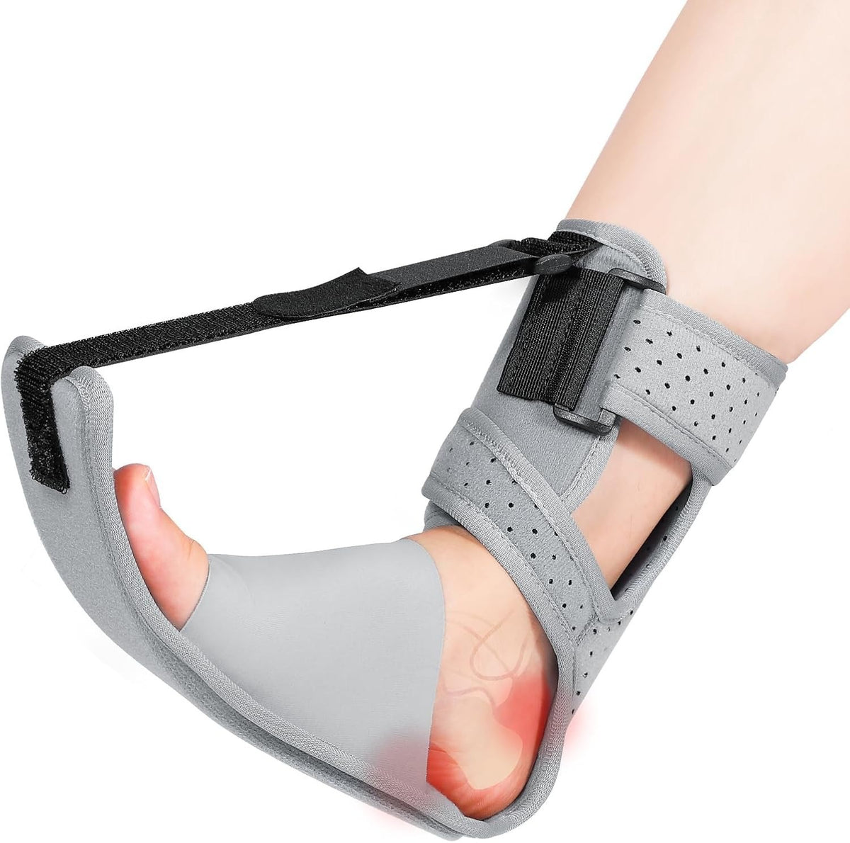Foot Drop & Plantar Fasciitis Night Splint – Adjustable Ankle & Foot Support Brace, view 8