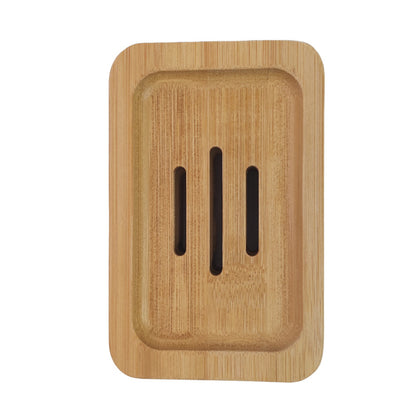 Bamboo and Wood Soap Dish Storage Box