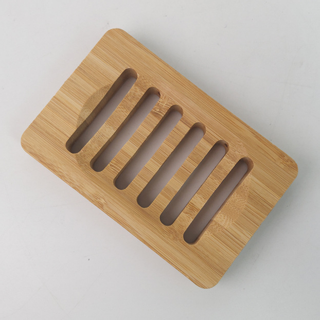 Bamboo and Wood Soap Dish Storage Box