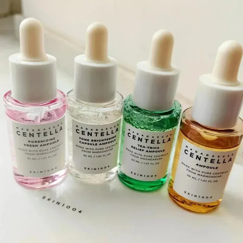 1/3/5pcs Skin1004 Angel Skin Care Centella Asiatica Four-Color Repair Essence Ampoule Whitening and Moisturizing Skin Care Set