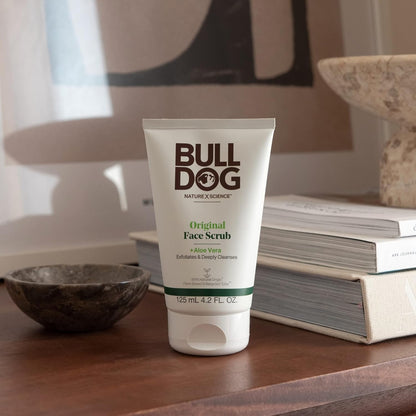 BULLDOG Mens Skincare and Grooming Original Full Face Kit with Moisturizer, Face Wash & Face Scrub