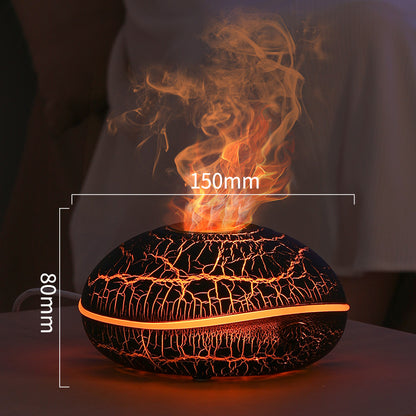Aroma Diffuser – Simulated Flame Ultrasonic Humidifier (200 ml)