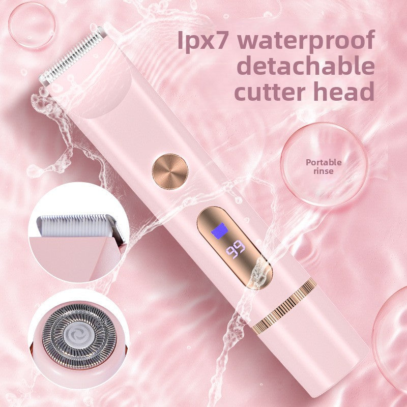 Electric Full-Body Hair Trimmer USB Rechargeable | Waterproof Pink Blue Purple Painless