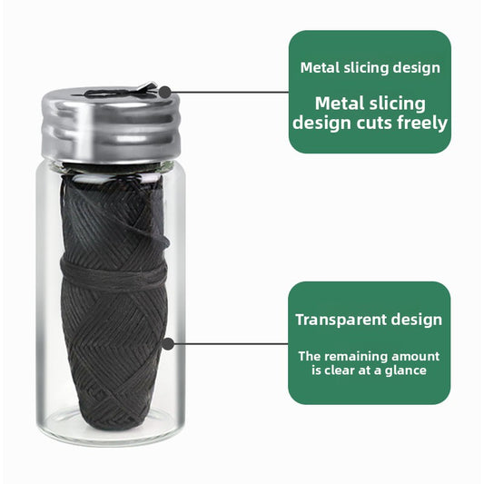 Biodegradable Dental Floss with Stainless Steel Case – Corn & Bamboo Charcoal Options (30m), view 2