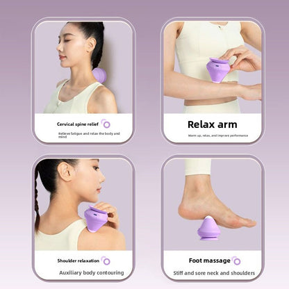 Electric Heated Vibrating Fascia Ball – Deep Muscle Massage Tool