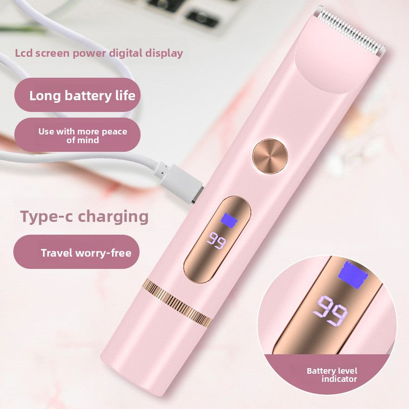 Electric Full-Body Hair Trimmer USB Rechargeable | Waterproof Pink Blue Purple Painless