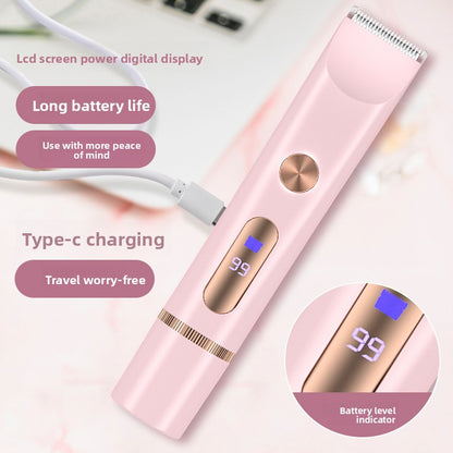 Electric Full-Body Hair Trimmer USB Rechargeable | Waterproof Pink Blue Purple Painless