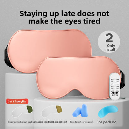 Heated Silk Eye Mask – USB Warming Sleep & Eye Relief Mask
