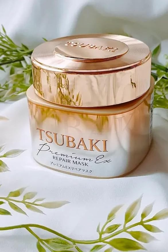 TSUBAKI Premium Repair 0‑Second Hair Mask – Gold Jar Deep Treatment (180 g)