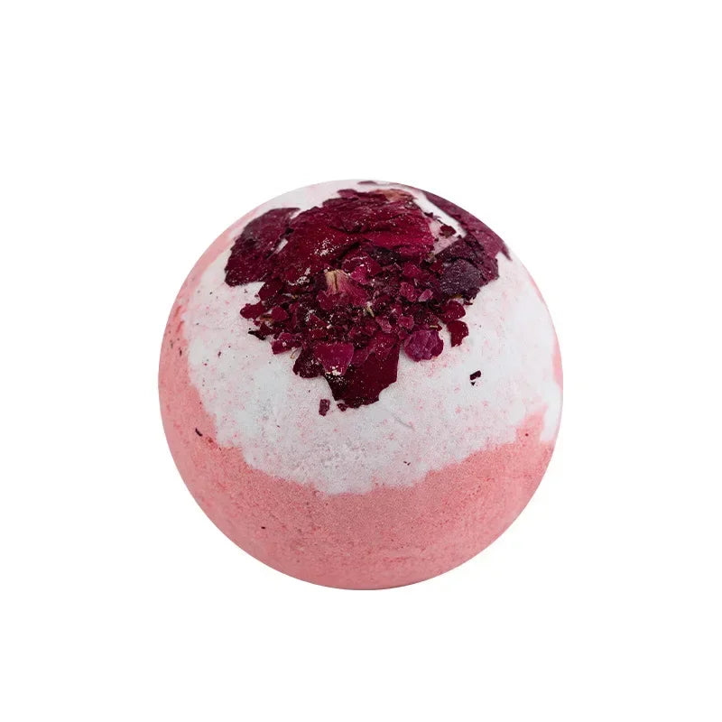 1Pc Bath Bomb Moisturizing Peeling Skin Care Bath Ball with Essential Oils and Bath Salts Handmade Bubble Ball Gift Bathing Tool