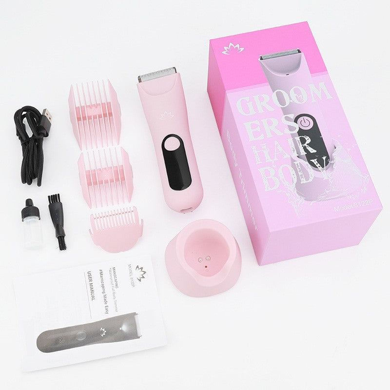 7-in-1 Waterproof Electric Hair Removal Kit – Face, Body & Bikini Trimmer, view 22