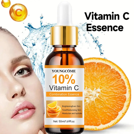 Vitamin C Facial Essence Contains Hyaluronic Acid Dark Spot Remover Repair Anti-aging Essence Facial Skin Care Repair Collagen