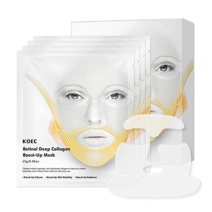 Collagen Polypeptide Hydrating Facial Masks – Multi‑Benefit Sheet Mask Set