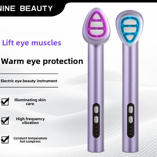 Hot & Cold LED Vibration Eye Massager – Portable Eye Care Device