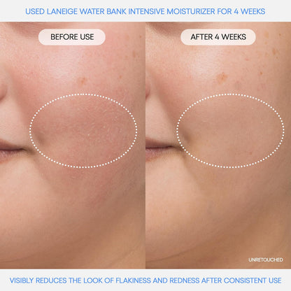 LANEIGE Water Bank Blue Hyaluronic Intensive Moisturizer - Hydrating Face Cream for Extra Dry Skin with Squalane and Peptide for Enhanced Skin Barrier Support, Dermatologist-Tested