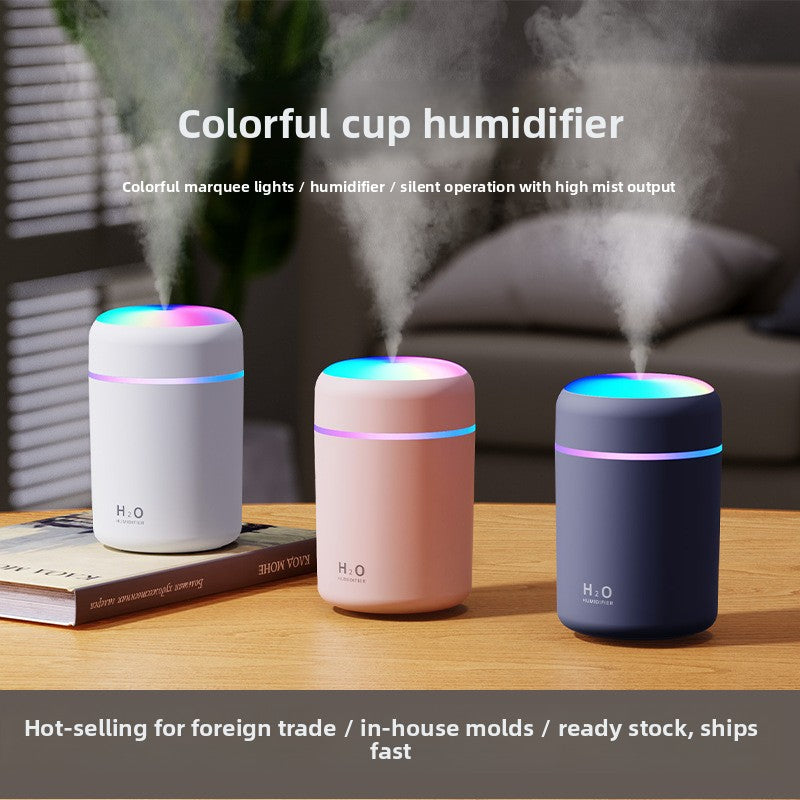 Aroma Diffuser – Ultrasonic Essential Oil Humidifier (Compact Design)