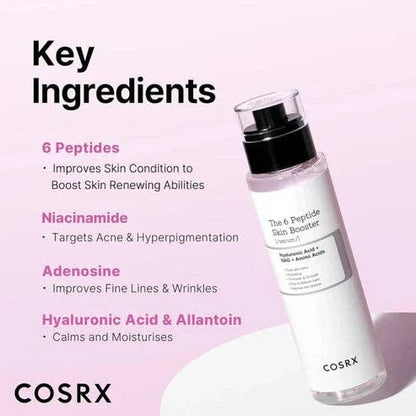 COSRX The 6 Peptide Skin Booster Serum 150ml – Multi-Concern Peptide Toner-Serum