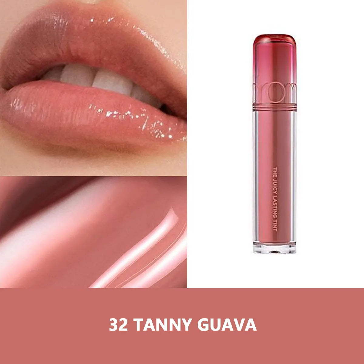 rom&nd THE JUICY LASTING TINT-10 Shades,Mirror Shine Finish,Long-Lasting Pigmentation,Winter Luxury,Party,K-Beauty,Korean Makeup